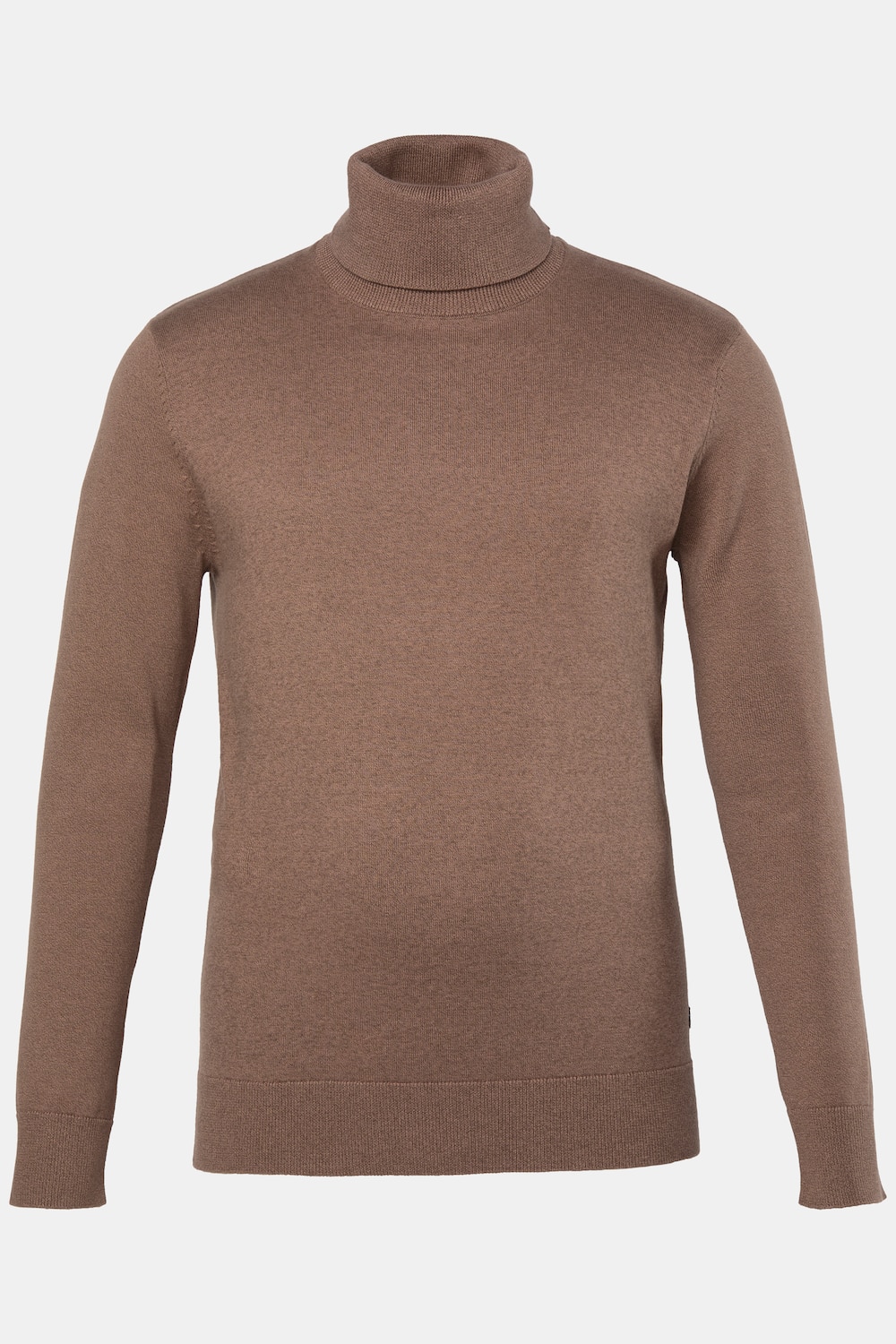 Rollkragen-Pullover, Baumwoll-Feinstrick, bis 7 XL