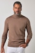 Rollkragen-Pullover, Baumwoll-Feinstrick, bis 7 XL