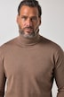 Rollkragen-Pullover, Baumwoll-Feinstrick, bis 7 XL