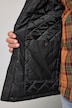 Jacke, Wachsoptik, beschichtet, Cordkragen, 2-Wege-Taschen, bis 8 XL