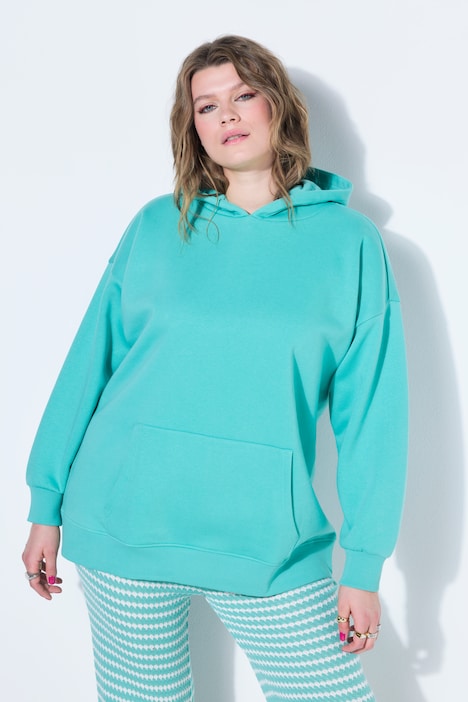Hoodie, Oversize Shape, Rücken Stick/Statement