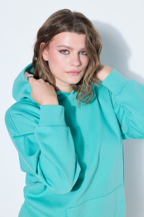 Hoodie, Oversize Shape, Rücken Stick/Statement
