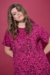 Kleid, A-Shape, Flower-Print, weiter Halbarm