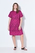 Kleid, A-Shape, Flower-Print, weiter Halbarm