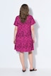 Kleid, A-Shape, Flower-Print, weiter Halbarm