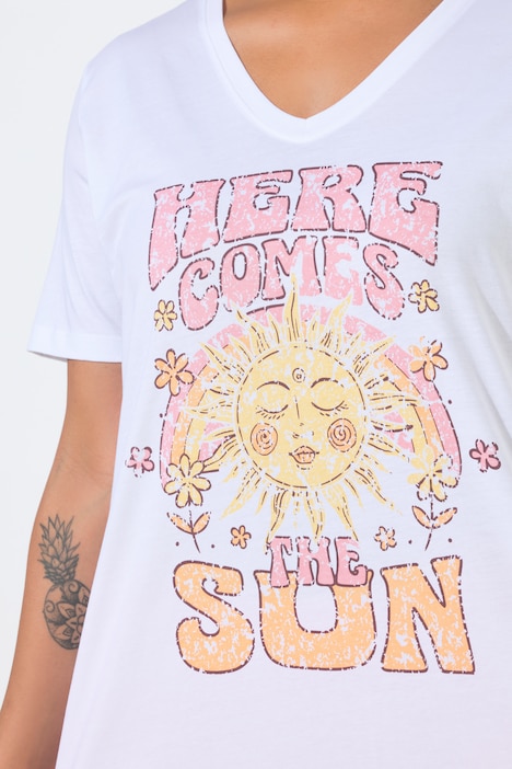 Here Comes The Sun Short Sleeve Tunic Tee