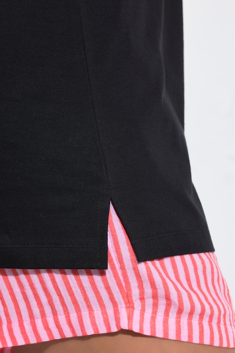 T-Shirt, Comfort Fit, Erdbeeren-Motiv, Halbarm