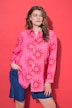 Sun Print V-Neck Blouse