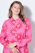 Sun Print V-Neck Blouse