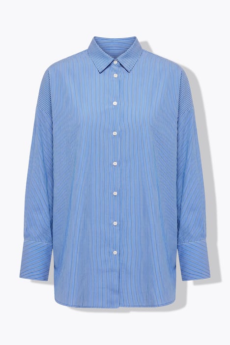 Hemd, langer Oversize Shape, Streifen