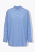 Hemd, langer Oversize Shape, Streifen