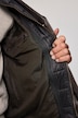 Leren cabanjack, leer, lamsnappa, rits, nylon inzetstuk, tot 7XL