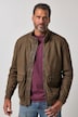 Leren blouson, leer, lamssuède, rits, tot 7XL