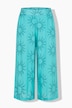 Culotte, very Wide Legs, High Waist Shape, Sun-Print