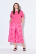 Culotte, very Wide Legs, High Waist Shape, Sun-Print