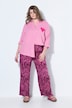 Hose, Wide Legs, Flower-Print, Elastikbund