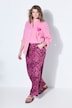 Hose, Wide Legs, Flower-Print, Elastikbund