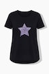 Leopard Print Star Graphic Tunic Tee