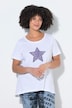 Leopard Print Star Graphic Tunic Tee