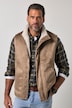 Vest, velour, teddyfor, op til 8XL