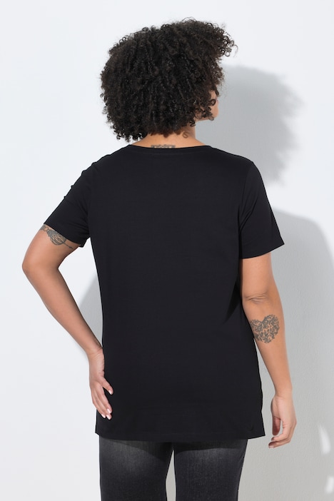 T-Shirt, Comfort Fit, Frottee-Smileys, Halbarm