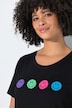 T-Shirt, Comfort Fit, Frottee-Smileys, Halbarm
