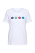 Tričko, komfortní střih, froté smajlíky, krátké rukávy