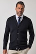 Cardigan, strik i uldblanding, V-udskæring, op til 7 XL