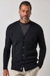 Cardigan, strik i uldblanding, V-udskæring, op til 7 XL