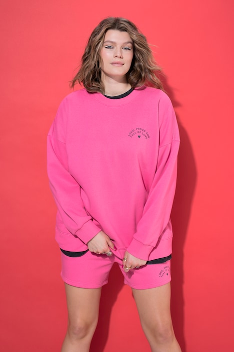 Sweatshirt, oversized, Rainbow-Stick