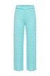 Kalhoty, široké nohavice, texturované a proužky, elastický pas