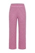 Kalhoty, široké nohavice, texturované a proužky, elastický pas