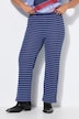 Hose, Wide Legs, Struktur, Muster, Elastikbund