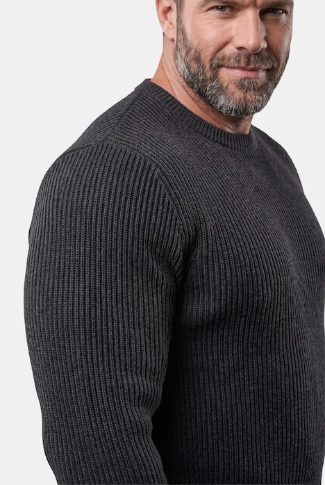 Men+ Pullover, extrawarm, Rippstrick, bis 8 XL
