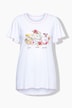 T-Shirt, A-Linie, Parfum-Motiv, Halbarm