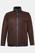 Lederjacke aus echt gewachsenem Lammfell, Pilotenstyle, Premiumqualität, bis 7XL