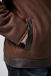 Lederjacke aus echt gewachsenem Lammfell, Pilotenstyle, Premiumqualität, bis 7XL