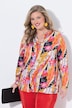 Bluse, Regular Fit, Muster, Langarm
