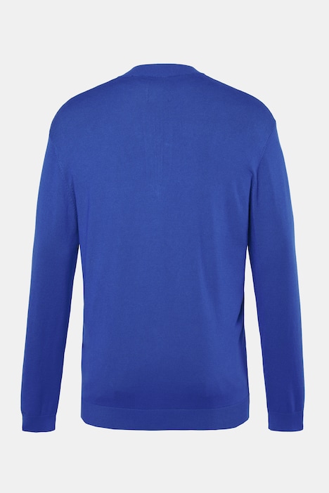 Men+ Troyer, Feinstrick, Stehkragen mit Zipper, bis 8 XL