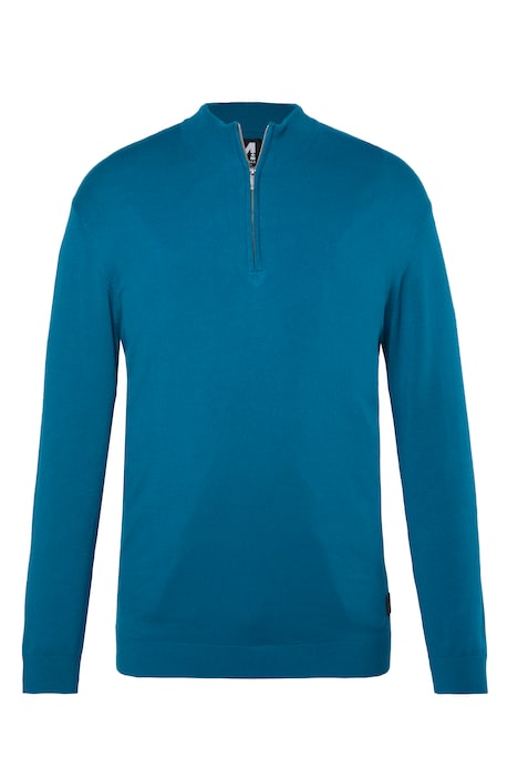 Pánský svetr Troyer, vel.+, lehký pletený materiál, stojáček se zipem, do vel. 8XL