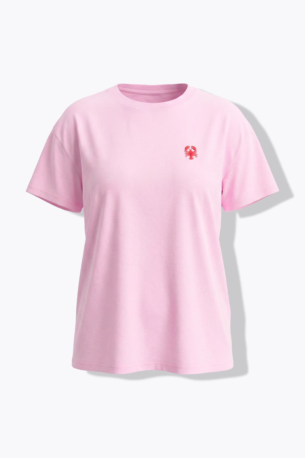 Stora storlekar T-shirt, Dam, rosa, storlek: 44, Bomull, Angel of Style