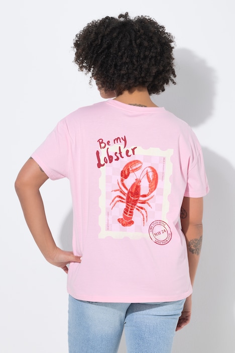 T-shirt, boxy fit, Hummer-rugprint, korte mouw