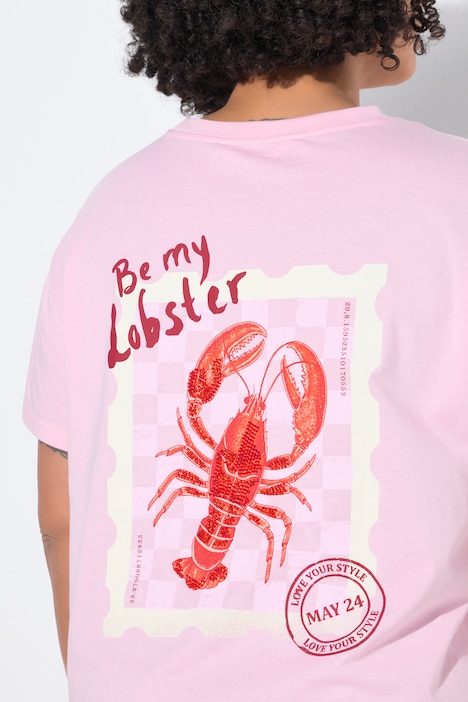 T-shirt, boxy fit, Hummer-rugprint, korte mouw