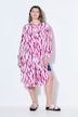 Tunique extra-longue, imprimé zèbre, manches longues