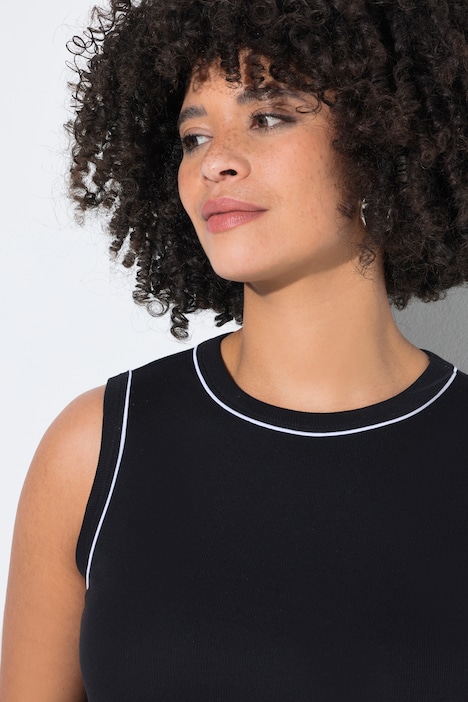 Ripptop, Slim Fit, Zierpiping