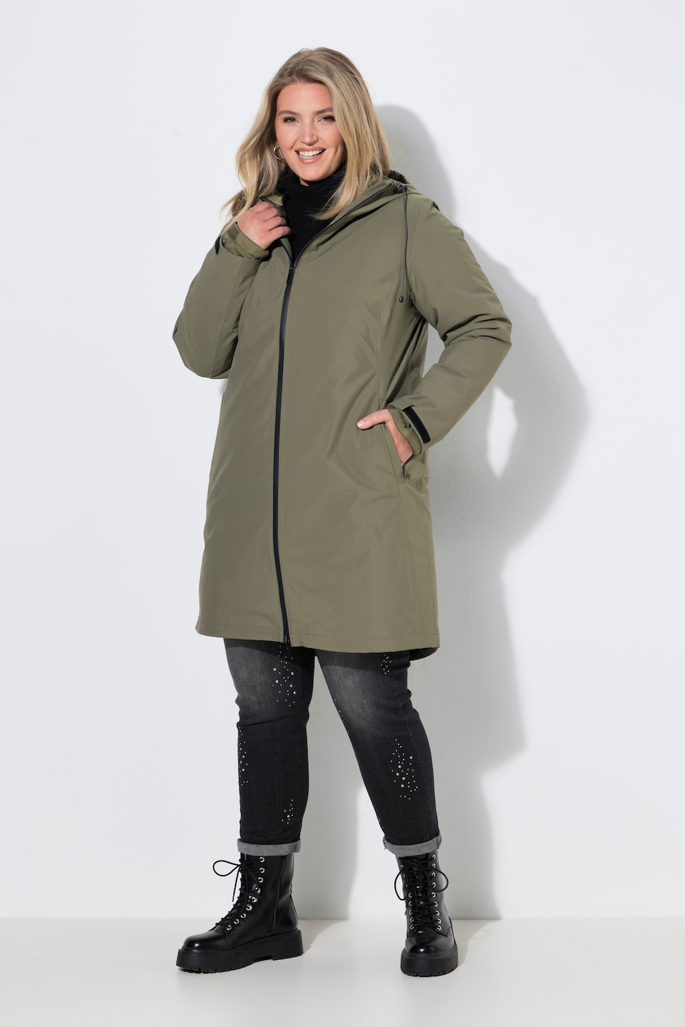 HYPRAR 2-in-1-Jacke, Kapuze, Stepp-Innenjacke