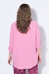 Oversized Muslin Heart Patch Button-Down Blouse