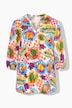 Blouse, A-lijn, Essen-motief, lange mouw