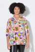 Blouse, A-lijn, Essen-motief, lange mouw