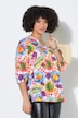 Blouse, A-lijn, Essen-motief, lange mouw